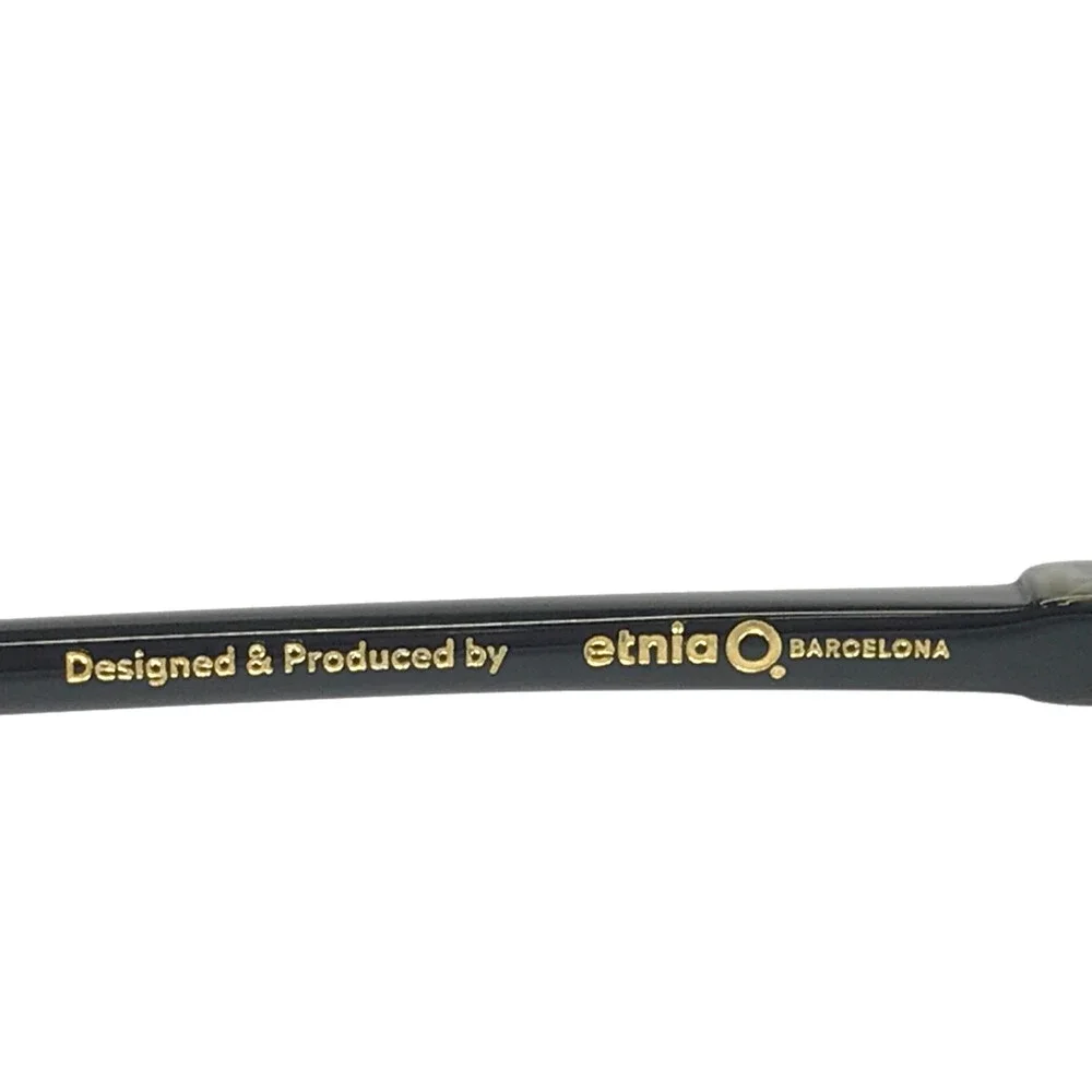Etnia Barcelona Sunglasses DELOS BKBR Shiny Black Brown w/ Gradient Brown Lenses